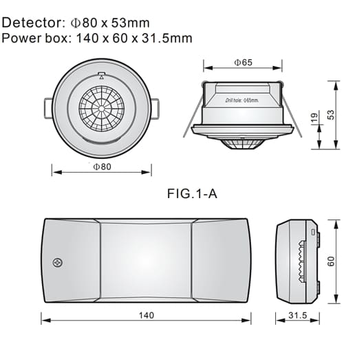 Image 2 of Cabac Surveillance Sensor CPD-360 for $90.80