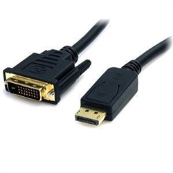 StarTech Cable DisplayPort DVI  DP2DVI2MM6 for $42.50
