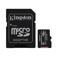 Kingston Memory Micro SD Card 128GB SDCS2/128GB for $28.10